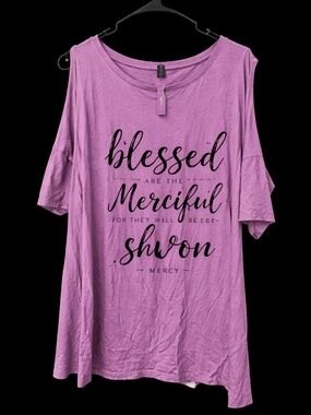 Ashley Blue Mauve Graphic Tee